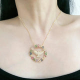 Eagle Pendant Necklace for Women's Clavicle Chain Gift