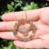 Eagle Pendant Necklace for Women's Clavicle Chain Gift