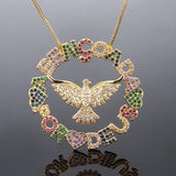 Eagle Pendant Necklace for Women's Clavicle Chain Gift