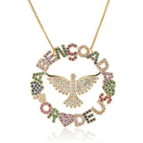 Eagle Pendant Necklace for Women's Clavicle Chain Gift