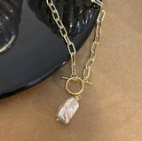 Freshwater Pearl Necklace with Real Pearl Pendant