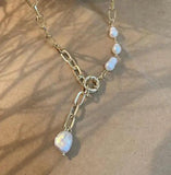 Baroque Pearl Necklace Freshwater Coin Pearls