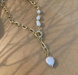 Baroque Pearl Necklace Freshwater Coin Pearls