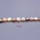 Pink Lavender Baroque Freshwater Pearl Long Necklace