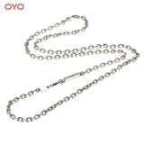 925 Sterling Silver Long Letter Clavicle Necklace