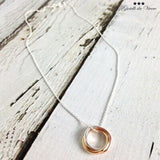 3 Couple Rings 925% Sterling Silver Engraved Necklace for Men Women