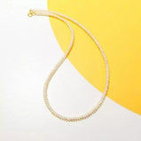 Arrival Pearl Choker Necklace 925 Sterling Silver