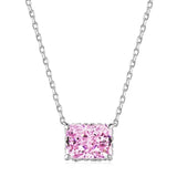 925 Silver Sapphire Necklace for Women