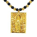 Vintage GUANYIN 18KT Pendant Necklace NL166