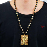 Vintage GUANYIN 18KT Pendant Necklace NL166