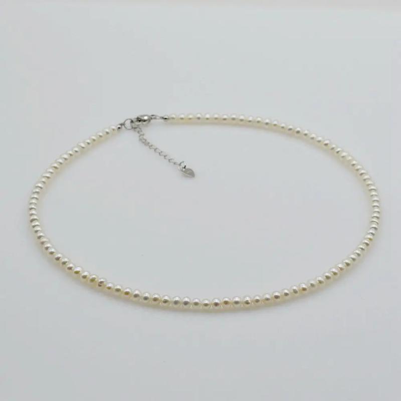 Delicate Natural Small Pearl Beaded Necklace