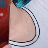 Colorful Opal Necklace 5*7MM Gemstones 925 Silver
