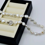 Sky Pearl Necklace Baroque Wedding Jewelry