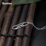 Bastiee 925 Silver Branch Necklace Pendant Vintage Jewelry Chinese Style