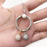 925 Sterling Silver Pan Pendant Necklace