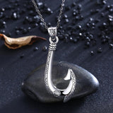 Vintage 925 Sterling Silver Anchor Pendant Necklace