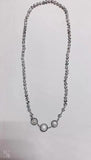 Baroque Pearls Necklace with 8-9mm Stone