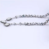 Baroque Pearls Necklace with 8-9mm Stone