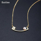 Vintage 925 Silver Pearl Pendant Necklace