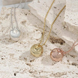 Ball Necklace S925 Sterling Silver Accessories Gift