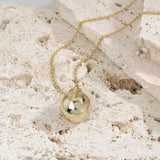 Ball Necklace S925 Sterling Silver Accessories Gift