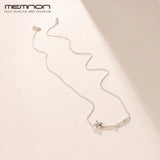 925 Sterling Silver Flower Necklace for Women