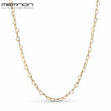 925 Silver Hearts Chain Necklace for Women DIY Jewelry Making
