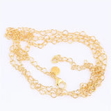 925 Silver Hearts Chain Necklace for Women DIY Jewelry Making