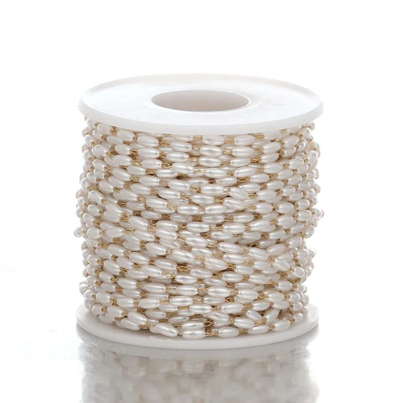 2M Stainless Steel Bead Chain for DIY Eyeglasses Necklace