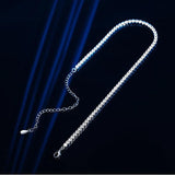 925 Silver Diamond Chokers Tennis Necklace for Women