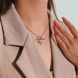 925 Silver Heart Pendant Necklaces for Women Minimalist Light Necklace