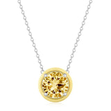 Enamel CZ Collar Necklace 925 Silver Wedding Jewelry