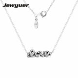 Love Necklace 925 Silver Chain Pendant Jewelry