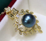 10-11mm Pearl Pendant Clavicle Chain Necklace