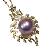 10-11mm Pearl Pendant Clavicle Chain Necklace