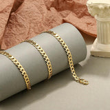 925 Silver Cuban Chain Necklace Street Style Punk Hip Hop Clavicle Chain Women