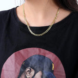 925 Silver Cuban Chain Necklace Street Style Punk Hip Hop Clavicle Chain Women