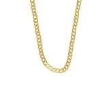 925 Silver Cuban Chain Necklace Street Style Punk Hip Hop Clavicle Chain Women