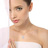 S925 Silver Letter Pendant Necklace
