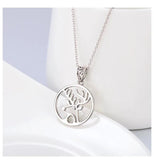 Sterling Silver Elk Pendant Necklace for Christmas