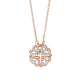 925 Silver Four Leaf Clover Necklace for Women