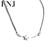 Star Pendant 925 Silver Necklace for Jewelry Making