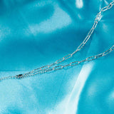 CHENJI S925 Silver Fairy Clavicle Chain Necklace