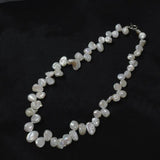 Baroque Freshwater Pearl Oval Necklace for Women