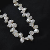 Baroque Freshwater Pearl Oval Necklace for Women