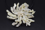 Sea Shell & Pearl Flower Necklace for Women Xmas