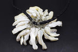 Sea Shell & Pearl Flower Necklace for Women Xmas