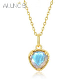 925 Sterling Silver Heart Pendant Labaradorite Fine Jewelry