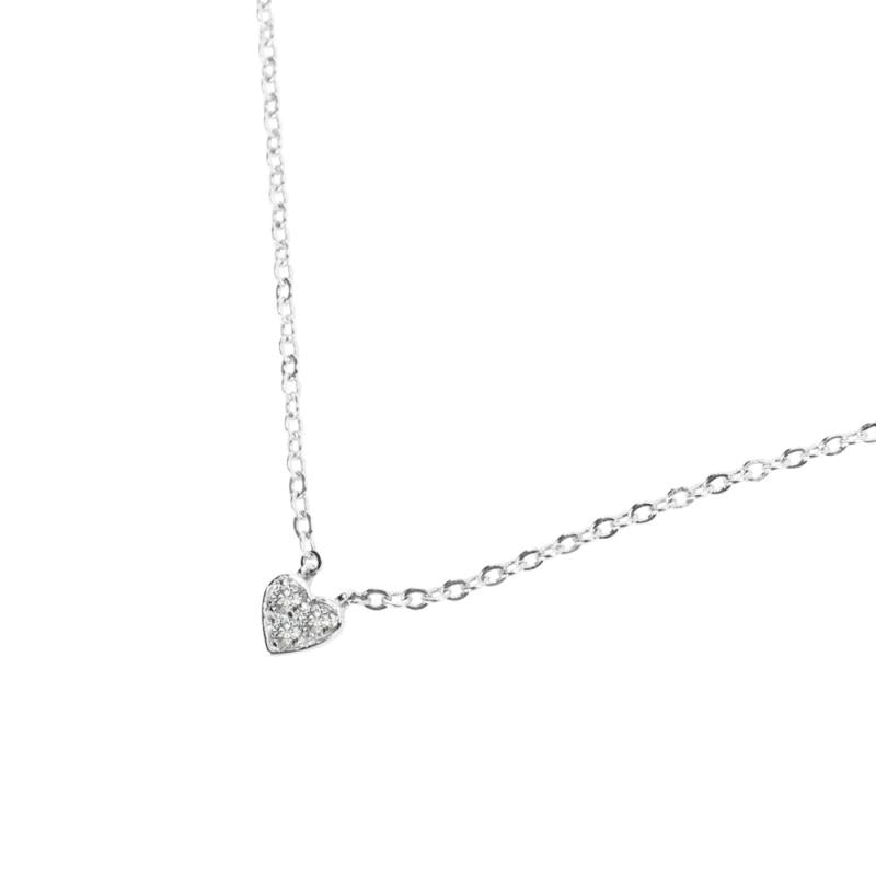 Heart Shape Pendant Necklace for Women 925 Silver Jewelry