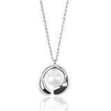 S925 Sterling Silver Pearl Pendant Necklace